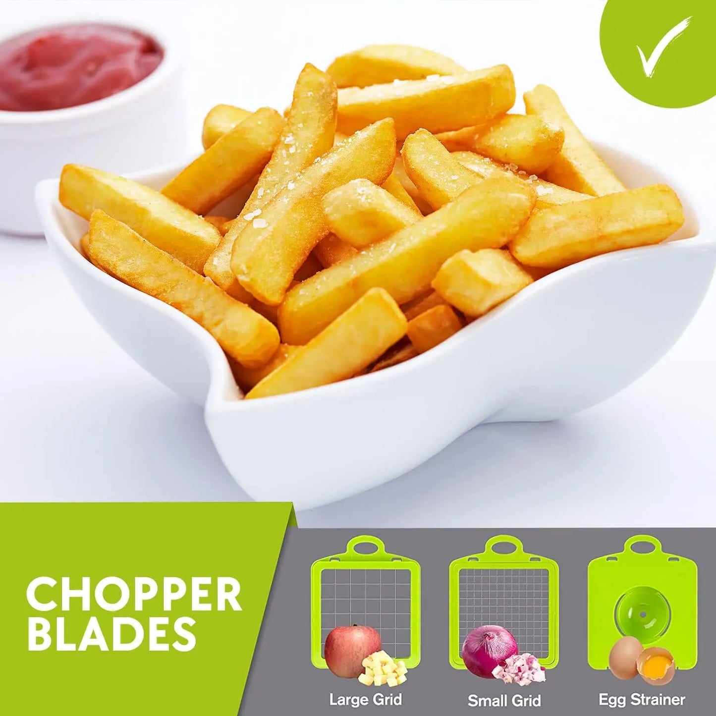 16-in-1 Vegetable & Cheese Slicer – Mandoline Chopper & Kitchen Grater