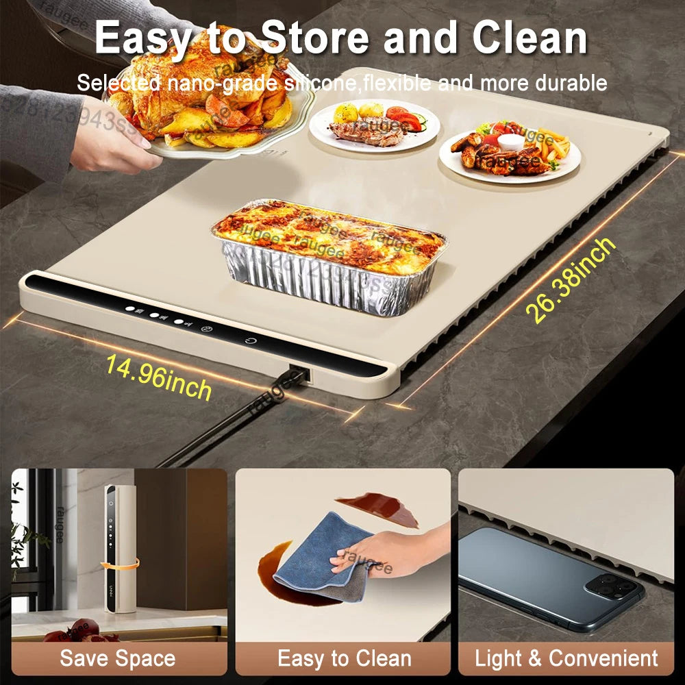 Electric Food Warmer Tray – Portable, Smart & Quick Heating