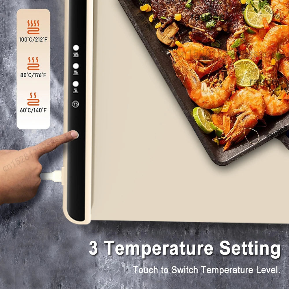 Electric Food Warmer Tray – Portable, Smart & Quick Heating